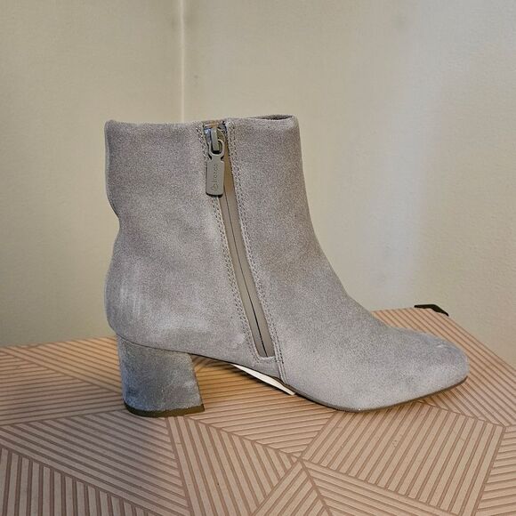 Blondo Ankle Boots Waterproof Etana Fallen Rock Suede Black Heel Casual Neutral - Picture 6 of 15